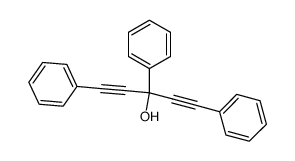 1,3,5-triphenylpenta-1,4-diyn-3-ol Structure