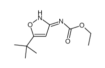 ethyl N-(5-tert-butyl-1,2-oxazol-3-yl)carbamate Structure