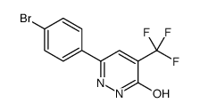 3-(4-bromophenyl)-5-(trifluoromethyl)-1H-pyridazin-6-one Structure