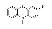 3-Bromo-10-methyl-10H-phenothiazine结构式