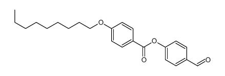 (4-formylphenyl) 4-nonoxybenzoate结构式