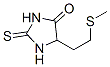 5-[2-(Methylthio)ethyl]-2-thioxo-4-imidazolidone结构式