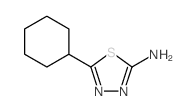 5-环己基-1,3,4-噻二唑-2-胺结构式