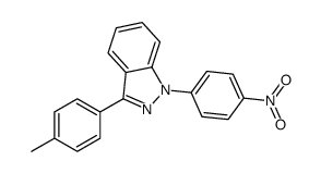 3-(4-methylphenyl)-1-(4-nitrophenyl)indazole结构式