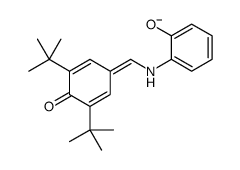 2-[(3,5-ditert-butyl-4-oxocyclohexa-2,5-dien-1-ylidene)methylamino]phenolate结构式