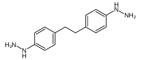 [4-[2-(4-hydrazinylphenyl)ethyl]phenyl]hydrazine Structure