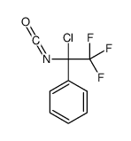 (1-chloro-2,2,2-trifluoro-1-isocyanatoethyl)benzene Structure