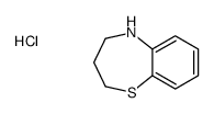 2,3,4,5-tetrahydro-1,5-benzothiazepine,hydrochloride结构式