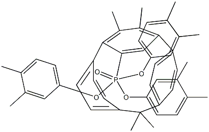 2,2-Bis[4-[bis(3,4-dimethylphenoxy)phosphinyloxy]phenyl]propane Structure