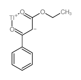 ethyl 3-oxo-3-phenyl-propanoate; thallium Structure