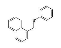 1-(phenylsulfanylmethyl)naphthalene结构式