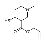 prop-2-enyl 1-methyl-4-sulfanylpiperidine-3-carboxylate Structure