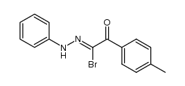 2-Brom-(4-methylphenyl)glyoxal 2-phenylhydrazon结构式