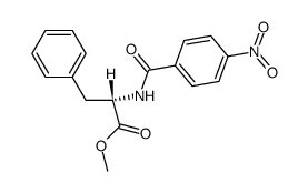 methyl (S)-2-(4-Nitrobenzamido)-3-phenylpropanoate Structure