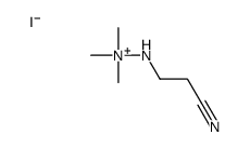 (2-cyanoethylamino)-trimethylazanium,iodide Structure