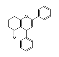 2,4-diphenyl-5-oxo-5,6,7,8-tetrahydro-4H-chromene结构式