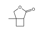 5-methyl-3-oxabicyclo[3.2.0]heptan-2-one结构式