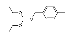 Diethyl-p-methylbenzylphosphit Structure