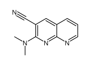 2-(dimethylamino)-1,8-naphthyridine-3-carbonitrile结构式
