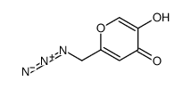 2-(azidomethyl)-5-hydroxypyran-4-one结构式