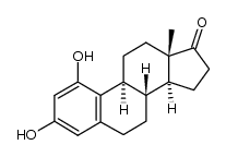 1,3-dihydroxy-estra-1,3,5(10)-trien-17-one Structure