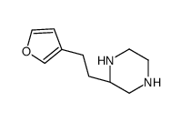 Piperazine, 2-[2-(3-furanyl)ethyl]-, (2S)- (9CI) Structure