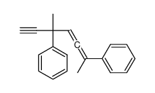 (3-methyl-6-phenylhepta-4,5-dien-1-yn-3-yl)benzene Structure