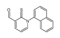1-naphthalen-1-yl-2-sulfanylidenepyridine-3-carbaldehyde结构式