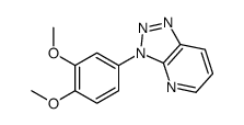 3-(3,4-dimethoxyphenyl)triazolo[4,5-b]pyridine结构式