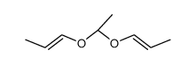 trans,trans-1,1-bis-propenyloxy-ethane结构式