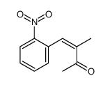 3-methyl-4-(2-nitrophenyl)but-3-en-2-one Structure