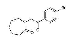2-[2-(4-bromophenyl)-2-oxoethyl]cycloheptan-1-one结构式