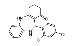 6-(2,4-dichlorophenyl)-5,6,8,9,10,11-hexahydrobenzo[b][1,4]benzodiazepin-7-one Structure