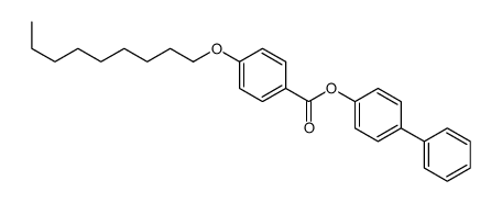 (4-phenylphenyl) 4-nonoxybenzoate Structure