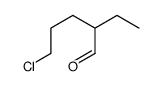 5-chloro-2-ethylpentanal Structure