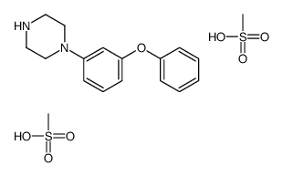 methanesulfonic acid,1-(3-phenoxyphenyl)piperazine Structure