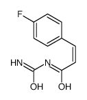 N-carbamoyl-3-(4-fluorophenyl)prop-2-enamide结构式