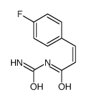 N-carbamoyl-3-(4-fluorophenyl)prop-2-enamide Structure