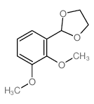 2-(2,3-dimethoxyphenyl)-1,3-dioxolane结构式