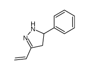 3-ethenyl-5-phenyl-4,5-dihydro-1H-pyrazole结构式