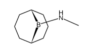 N-Methyl-9-borabicyclo[3.3.1]nonan-9-amine结构式