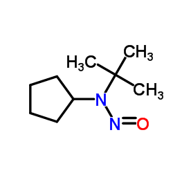 Cyclopentanamine, N-(1,1-dimethylethyl)-N-nitroso- (9CI) structure