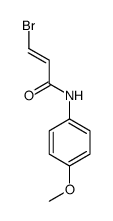 3-bromo-N-(4-methoxyphenyl)prop-2-enamide结构式
