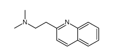 N,N-dimethyl-2-quinolin-2-ylethanamine结构式