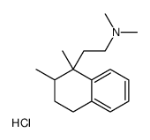 2-(1,2-dimethyl-3,4-dihydro-2H-naphthalen-1-yl)ethyl-dimethylazanium,chloride Structure
