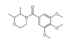 2,3-Dimethyl-4-(3,4,5-trimethoxybenzoyl)morpholine结构式
