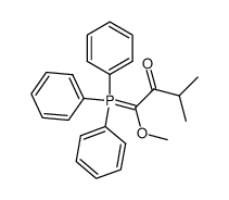 2-[Methoxy-triphenylphosphoranyliden-acetyl]-propan结构式