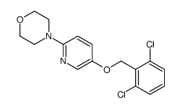 4-[5-[(2,6-dichlorophenyl)methoxy]pyridin-2-yl]morpholine结构式