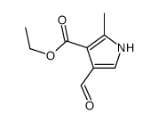 ethyl 4-formyl-2-methyl-1H-pyrrole-3-carboxylate Structure