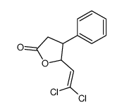 5-(2,2-dichloroethenyl)-4-phenyloxolan-2-one Structure